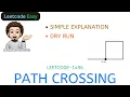 Path Crossing Leetcode 1496