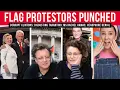 Flag Protestors Punched; Corrupt Clintons; Disgusting Tarantino; Ms Rachel HAMAS; Headphone Denial