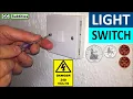 How to replace a light switch face plate single switch