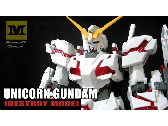 Bandai Gunpla High Grade Universal Century 1/144 HG RX-0 Unicorn Gundam Destroy Mode Plastic Model Action Toy VCA Singapore