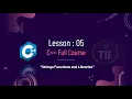 C Full Course String Functions and Libraries what are strings in C Lesson 5 Part 2