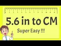 5 6 Inches to CM - Super Easy