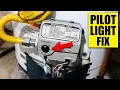 How to light a HONEYWELL water heater pilot