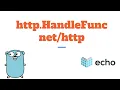 RESTful API in Golang using Echo - http HandleFunc