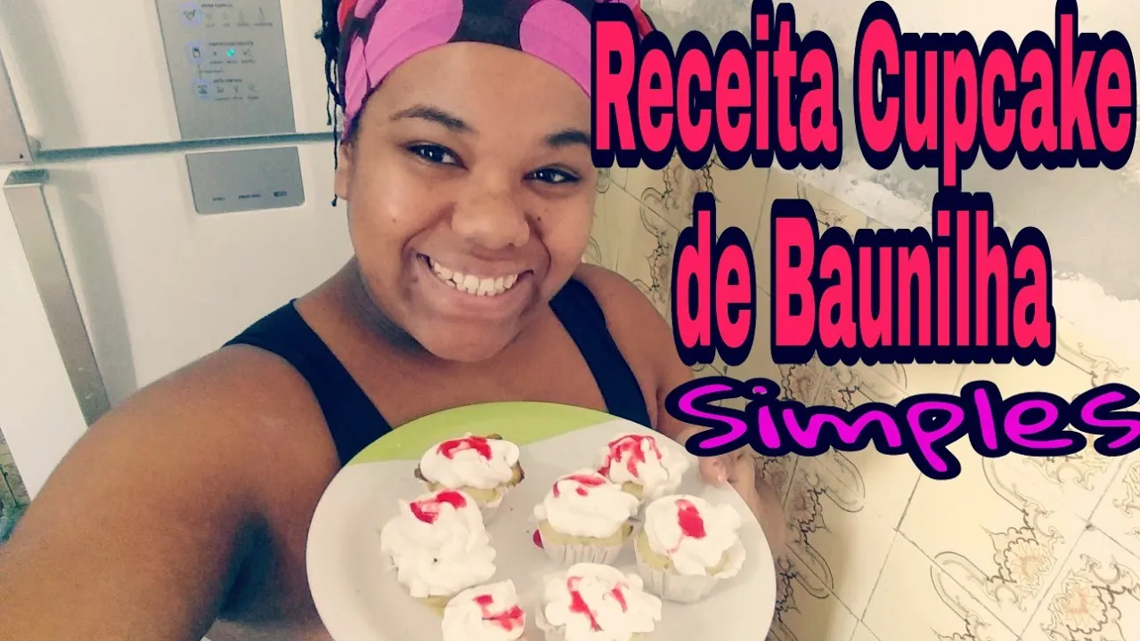 RECEITA CUPCAKE DE BAUNILHA