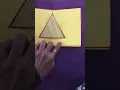 2d shapes Pop ups card DIY Popup shape project 2d shapes model