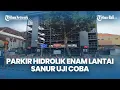 Lagu Parkir Hidrolik Enam Lantai di Pantai Bangsal Sanur Mulai Uji Coba