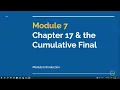 Module 7 Introduction