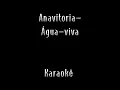 ANAVITORIA- Água-viva KARAOKÊ