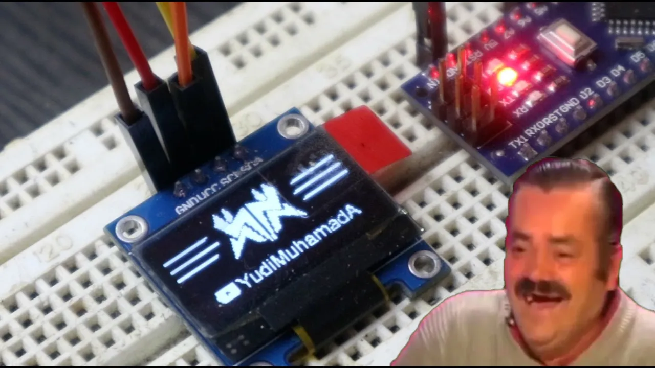 Tutorial OLED I2C Display degan Arduino (Image & Animation) #Arduino