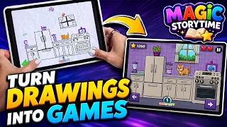 Magical Story Time Turns This Mouse in the House Drawing into a Video Game with Pixicade