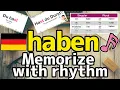 Download Lagu 【German Lessons】„haben“ conjugation: Memorize with rhythm/song! | German Lessons by Galaxie AZ