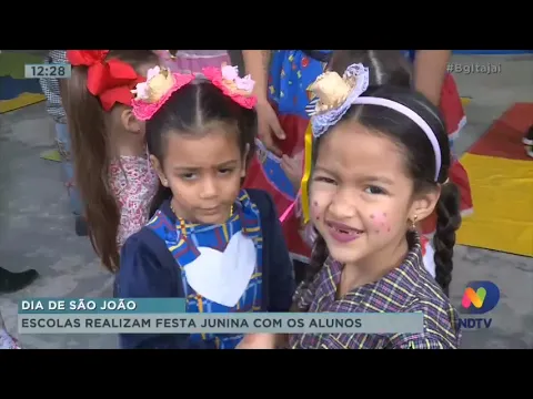 Escolas realizam festa junina com os alunos para comemorar dia de São João
