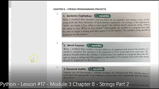 Python - Lesson