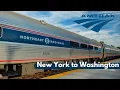 TRIP REPORT A train from New York to Washington DC - the northeast regional Amtrak train