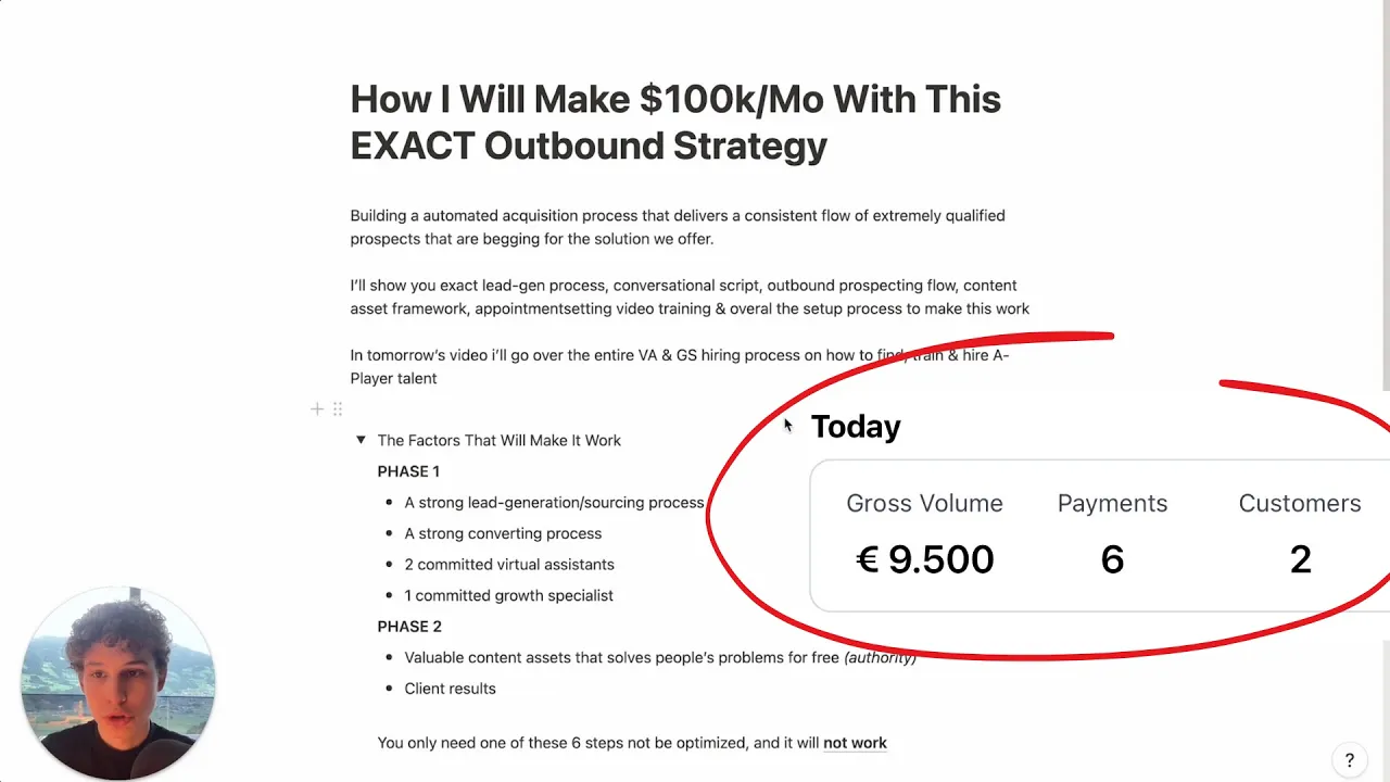 I Made $60k Outbound Last 20 Days... Here's How I Will Make $100k/Mo (High-Ticket Scaling): video thumbnail