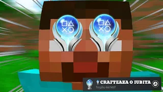 TROFEUL de PLATINĂ pentru MINECRAFT mi-a marit FACTURA LA CURENT