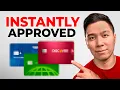 Easiest Credit Cards to get with BAD CREDIT Instant Decision