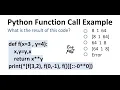 Python Function Call and Print Example
