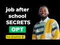 How I got a Job on OPT as an International Student