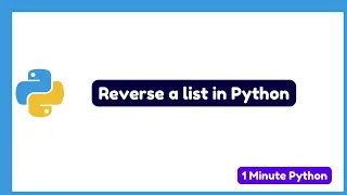 How to Reverse a List in Python