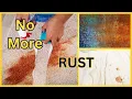 How to Get RUST STAINS Out of Clothes Carpet AND Upholstery