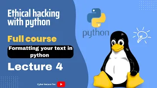 Python Text Formatting Made Easy A Step-by-Step Guide Lecture 04