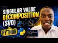 Singular Value Decomposition SVD Implementation in Python Programming