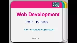 PHP Installation and Basic Syntax Lecture 2 www learningveda com