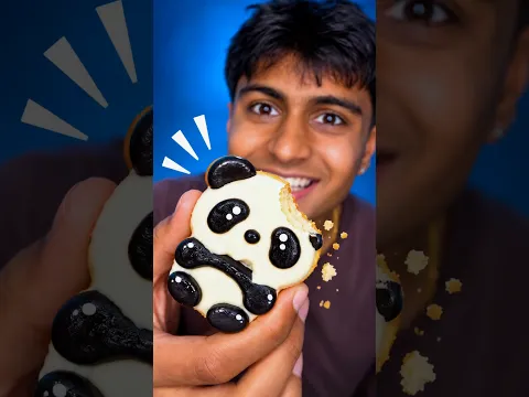 Would You Eat This Panda Cake? 🐼🫣 #asmr #shorts