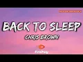 Download Lagu Chris Brown - Back To Sleep 🔥Lyrics🔥