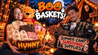 MAKING EACH OTHER ULTIMATE BOO BASKETS!!