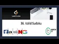 Leetcode Valid Sudoku FAANG SuperEasy Logic