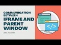 Communication between iFrame and Parent Window