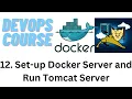 Run Tomcat server container in Docker host