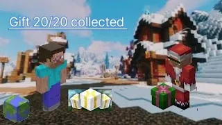 All 20 gifts locations in jerry s workshop in Fakepixel skyblock Hypixel Skyblock