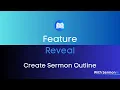 SermonAi Feature Reveal Create Sermon Outline