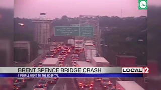 I - southbound lanes closed at Brent Spence Bridge