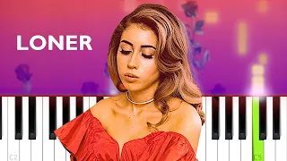 Kali Uchis Loner Piano Tutorial 