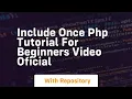 Include once php tutorial for beginners