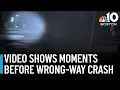 shows driver going wrong way before crash that killed him state trooper