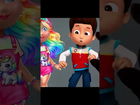 Paw patrol Glow Up Rainbow #short
