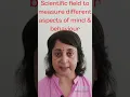 Psychometry Meaning explained Psychometric Tests by Swayam Dr Shilpa Datar