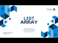 List Array Praktikum AlPro Belajar Coding