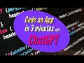 Build a Desktop App in Under 3 Minutes Using ChatGPT - No Coding Skills Needed