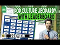 Classroom Challenge Pop Culture Jeopardy-Style Game for Google Sheets Gamified EduTech