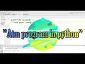 Atm machine program in python python Sample in pyhton