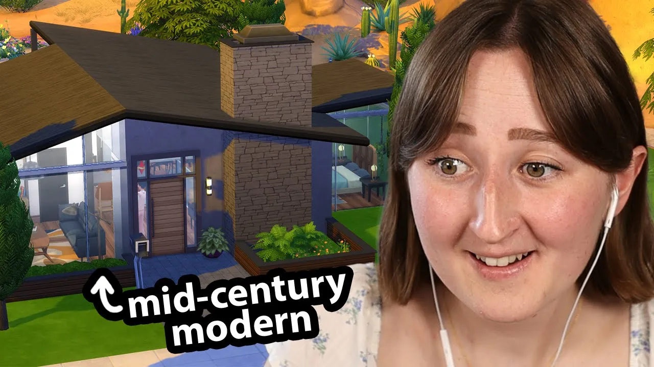 using glass walls to make a *realistic* mid-century modern house