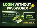 OverTheWire Bandit 13 to 14 SSH Private Key Authentication