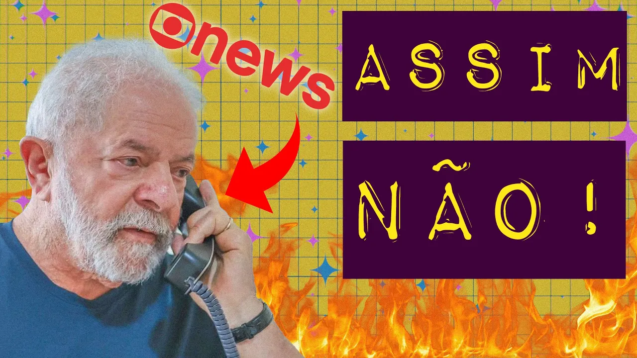 LULA LIGA PARA GLOBO NEWS E CORRIGE JORNALISTA AO VIVO